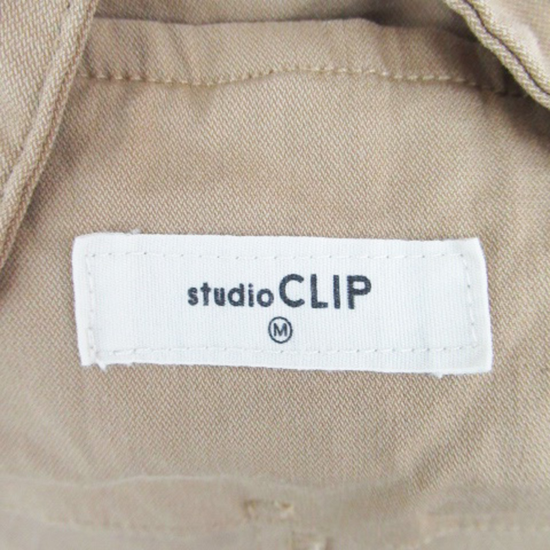 STUDIO CLIP(スタディオクリップ)のスタディオクリップ サロペット オーバーオール ワイドパンツ M ベージュ レディースのパンツ(サロペット/オーバーオール)の商品写真