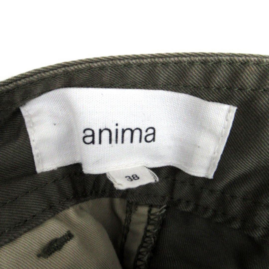 other(アザー)のアニマ anima カーゴパンツ 七分丈 ミリタリー M カーキ レディースのパンツ(その他)の商品写真