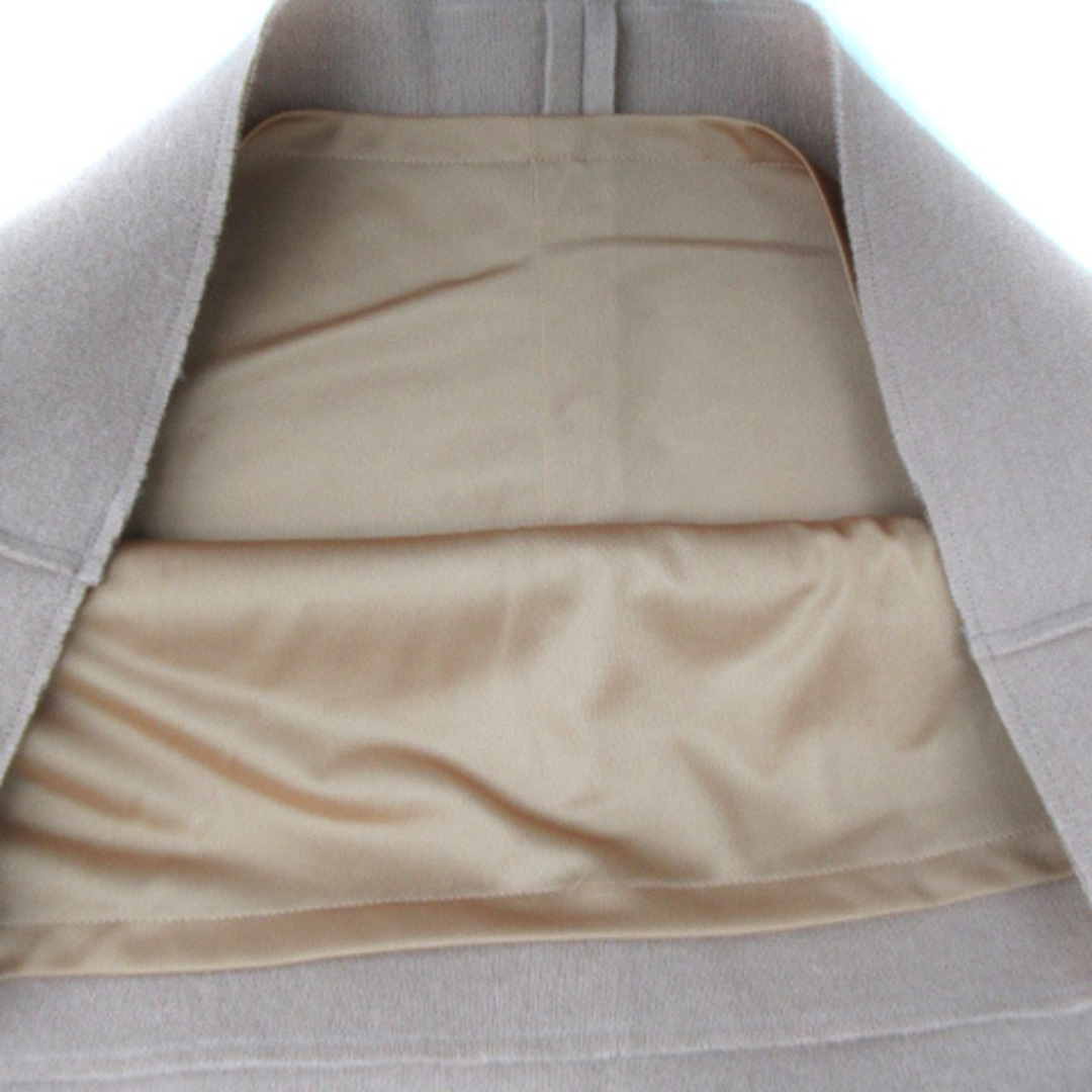 AQUA SCUTUM(アクアスキュータム)のアクアスキュータム フレアスカート ミモレ丈 ウール M ピンクベージュ レディースのスカート(ひざ丈スカート)の商品写真