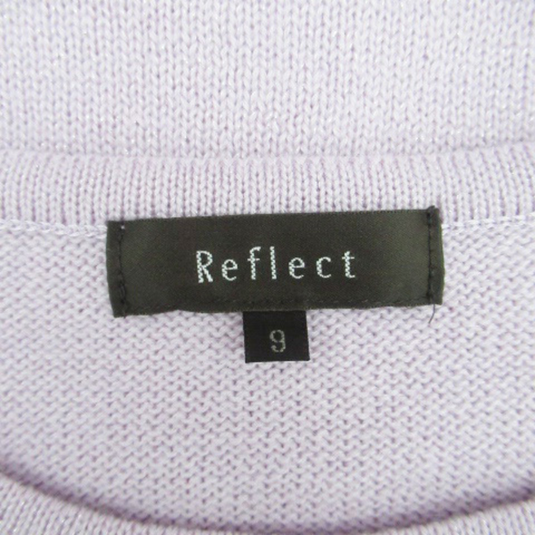 ReFLEcT(リフレクト)のリフレクト ニット セーター ラウンドネック 長袖 ラメ ウール混 9 ピンク レディースのトップス(ニット/セーター)の商品写真