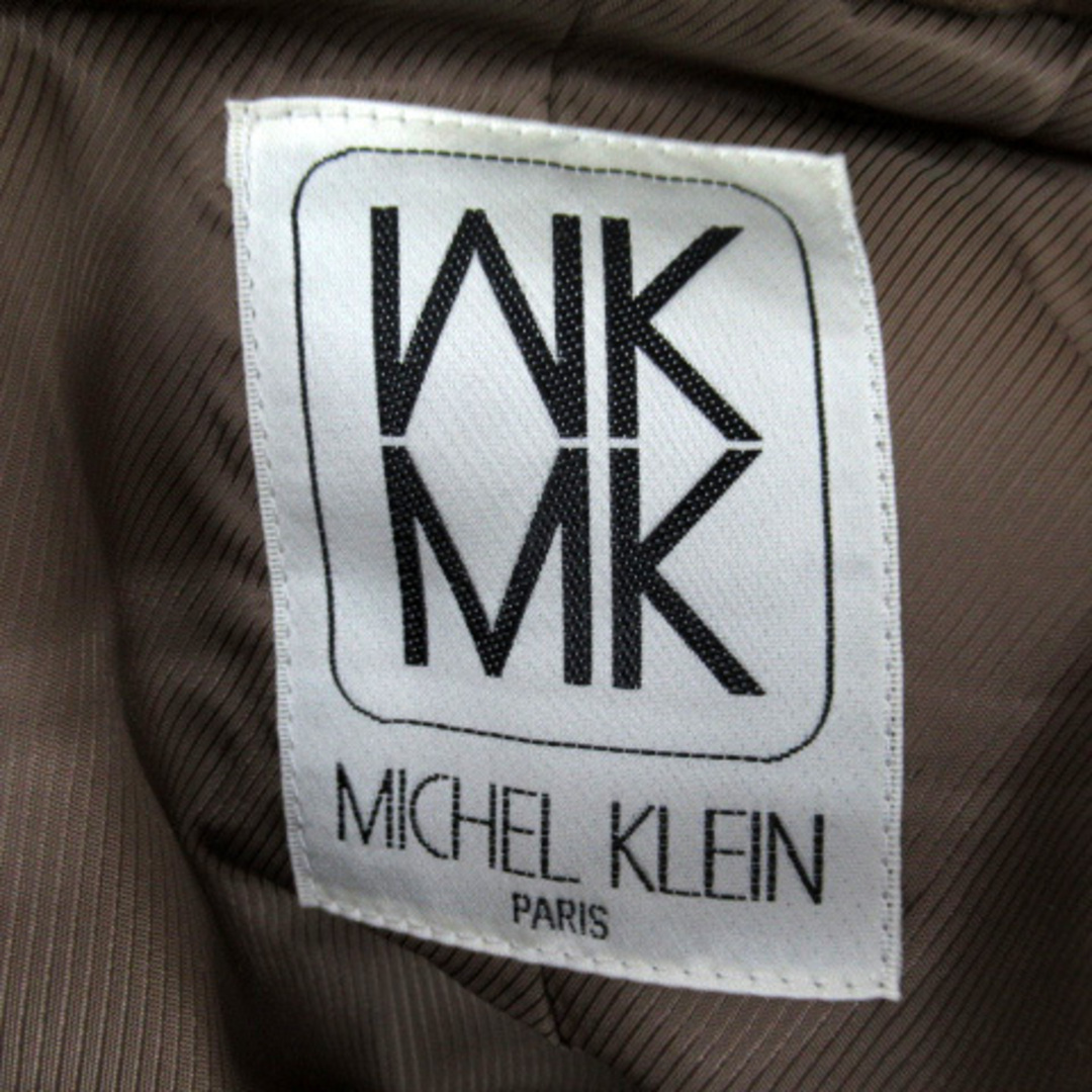 MK MICHEL KLEIN(エムケーミッシェルクラン)のエムケー ミッシェルクラン ダッフルコート ミドル丈 フード付 ウール 40 レディースのジャケット/アウター(ダッフルコート)の商品写真