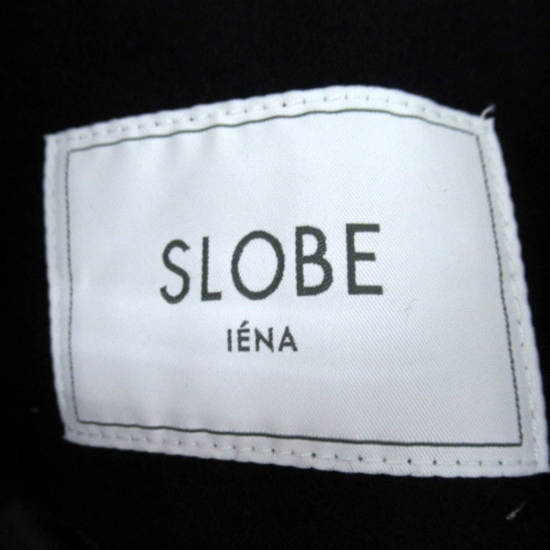 SLOBE IENA(スローブイエナ)のスローブ イエナ チェスターコート ロング丈 無地 ウール 36 紺 ネイビー レディースのジャケット/アウター(その他)の商品写真