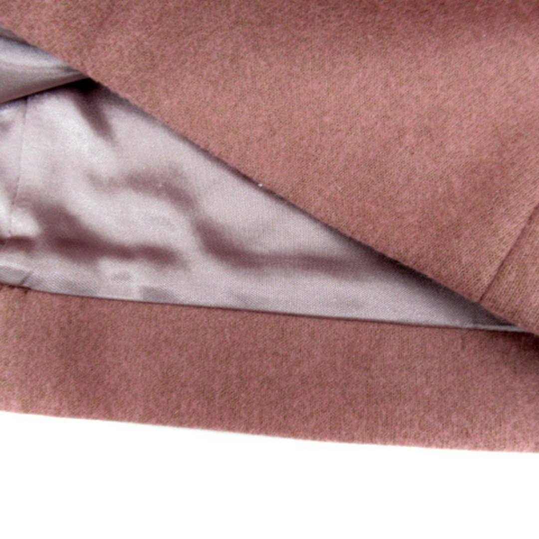 ナノ&コー ナノユニバース ワンピース ひざ丈 長袖 ウール混 36 ピンク レディースのワンピース(ひざ丈ワンピース)の商品写真