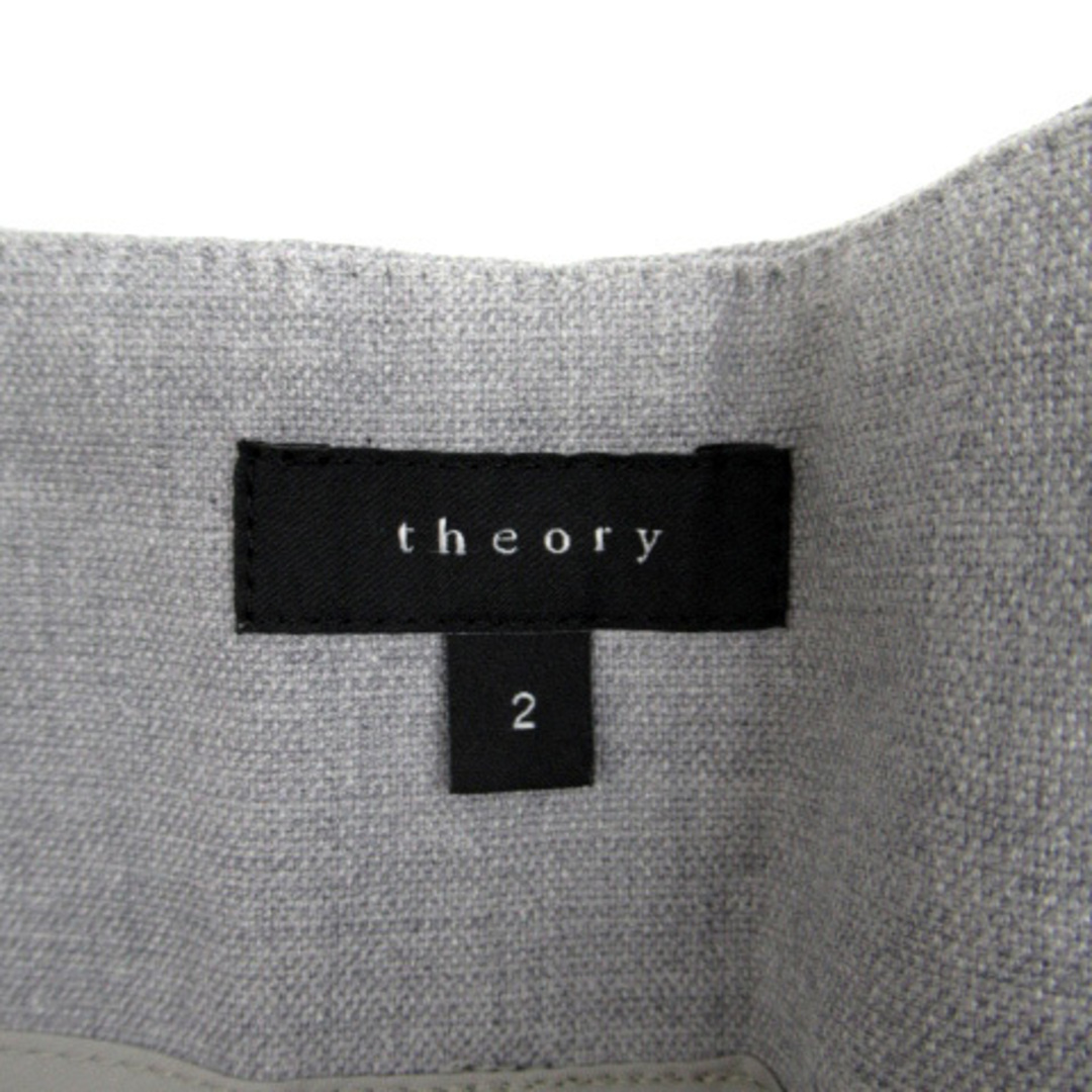 theory(セオリー)のセオリー theory テーパードパンツ アンクル丈 2 グレー /SM19 レディースのパンツ(その他)の商品写真