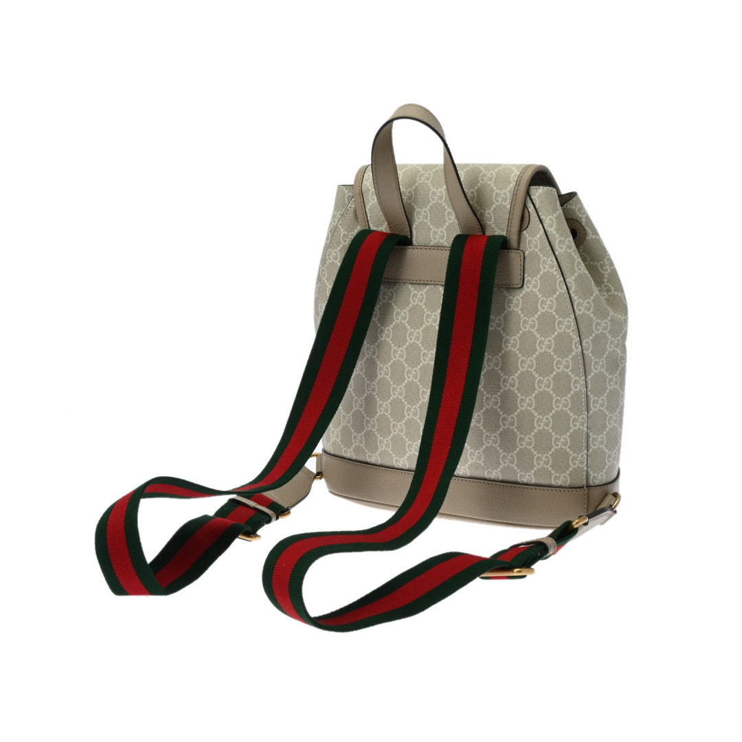 Gucci(グッチ)の中古 グッチ GUCCI 674147 レディース リュック・デイパック ベージュ GGスプリームキャンバス /レザー レディースのバッグ(リュック/バックパック)の商品写真