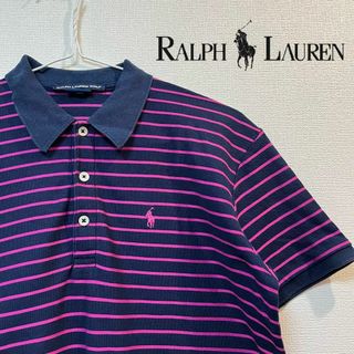 ラルフローレン(Ralph Lauren)のRALPH LAUREN GOLF(ラルフローレンゴルフ) ボーダー柄ポロシャツ(ウエア)