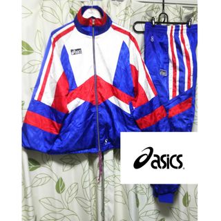 アシックス(asics)のアシックス　セットアップ　ウインドブレーカー　千葉　Lサイズ(ナイロンジャケット)