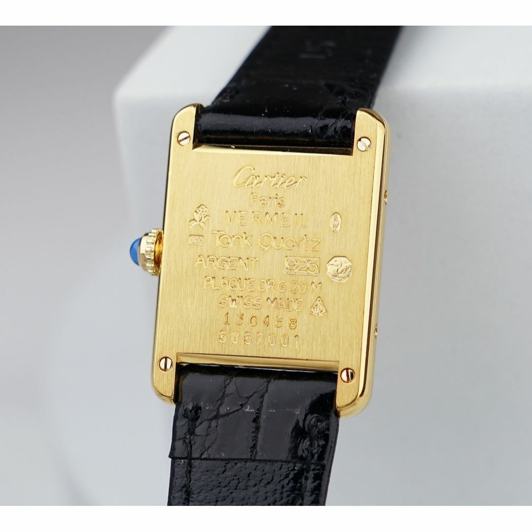 Cartier(カルティエ)の美品 カルティエ マスト タンク アイボリー ローマン SM Cartier レディースのファッション小物(腕時計)の商品写真