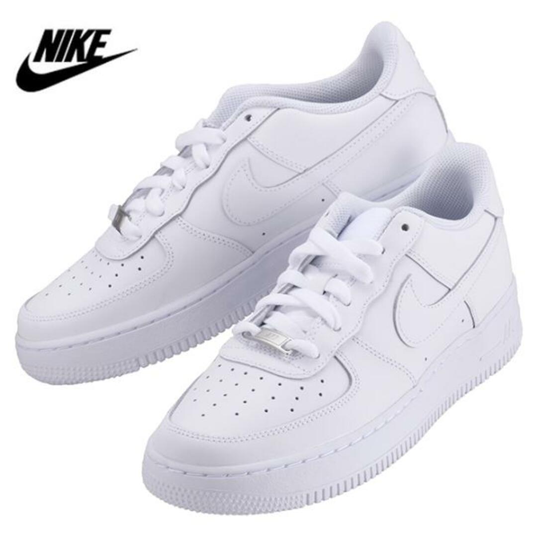 NIKE(ナイキ)のNIKE ナイキ AIR FORCE 1 LE GS エアフォース DH2920 111 / 001 ジュニア スニーカー ホワイト 白 ブラック 黒 1.ホワイト キッズ/ベビー/マタニティのキッズ靴/シューズ(15cm~)(スニーカー)の商品写真