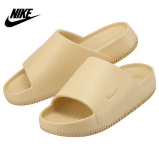 ナイキ(NIKE)のNIKE ナイキ CALM SLIDE カーム スライド FD4116 200 サンダル ベージュ ベージュ(サンダル)