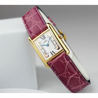 カルティエ(Cartier)の美品 カルティエ マスト タンク スリーカラーゴールド ローマン SM(腕時計)