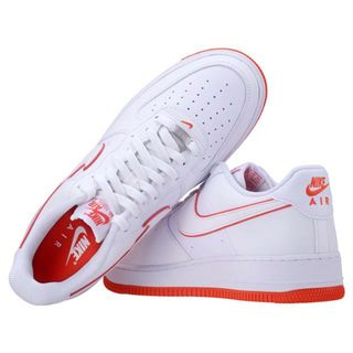 ナイキ(NIKE)のNIKE ナイキ AIR FORCE 1’07 エアフォース DV0788-102 / DV0788-104 メンズ スニーカー ホワイト 白 1.ホワイトレッド(スニーカー)