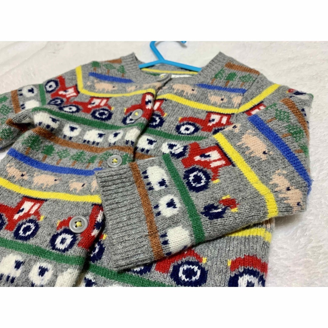 Boden(ボーデン)の美品 Baby Boden ボーデン カーディガン 6-12m 80cm キッズ/ベビー/マタニティのベビー服(~85cm)(カーディガン/ボレロ)の商品写真