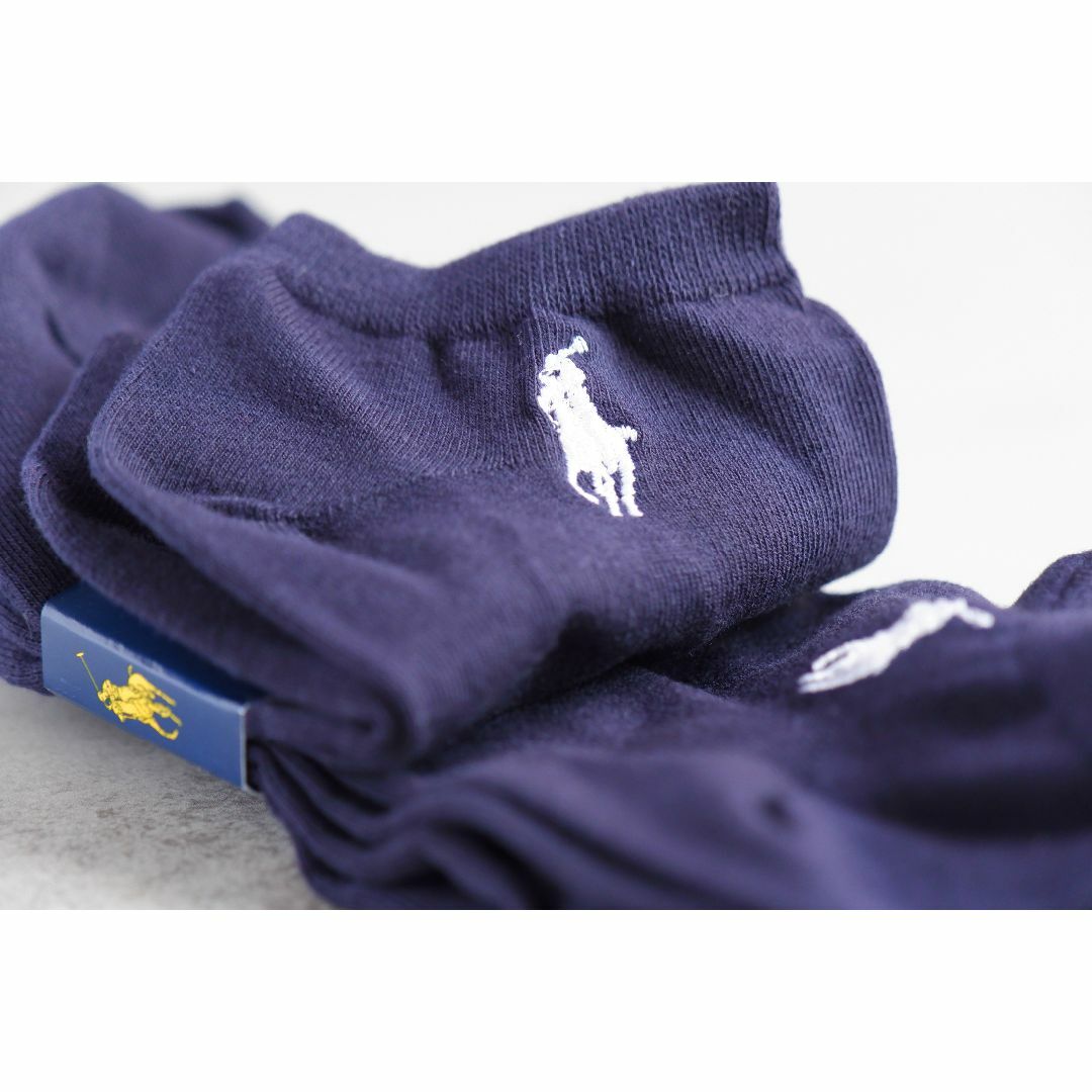 POLO RALPH LAUREN(ポロラルフローレン)のPOLOラルフローレン【3足セット／レディース】かわいいアンクルソックス【新品】 レディースのレッグウェア(ソックス)の商品写真