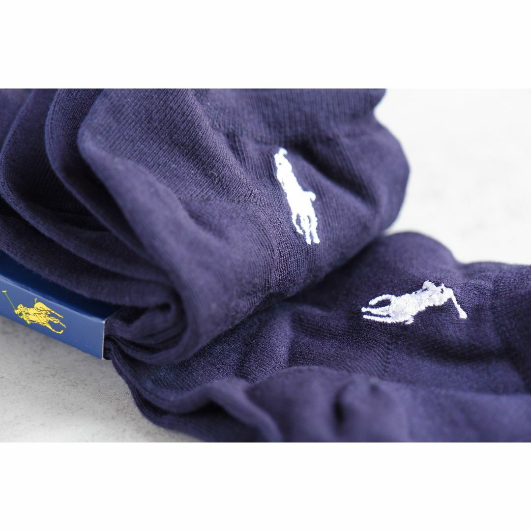 POLO RALPH LAUREN(ポロラルフローレン)のPOLOラルフローレン【3足セット／レディース】かわいいアンクルソックス【新品】 レディースのレッグウェア(ソックス)の商品写真