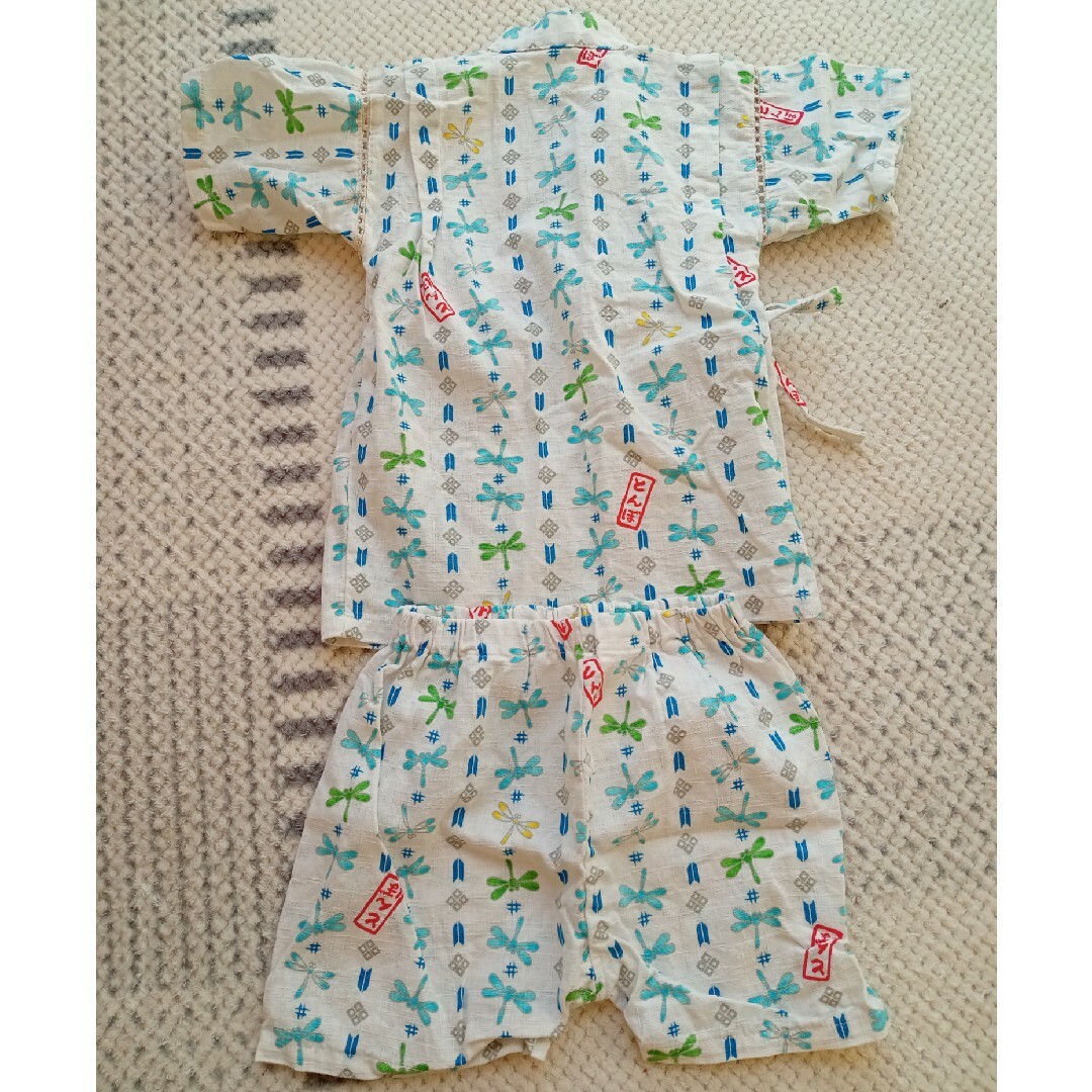 甚平 男の子 お祭り 夏 キッズ キッズ/ベビー/マタニティのキッズ服男の子用(90cm~)(甚平/浴衣)の商品写真