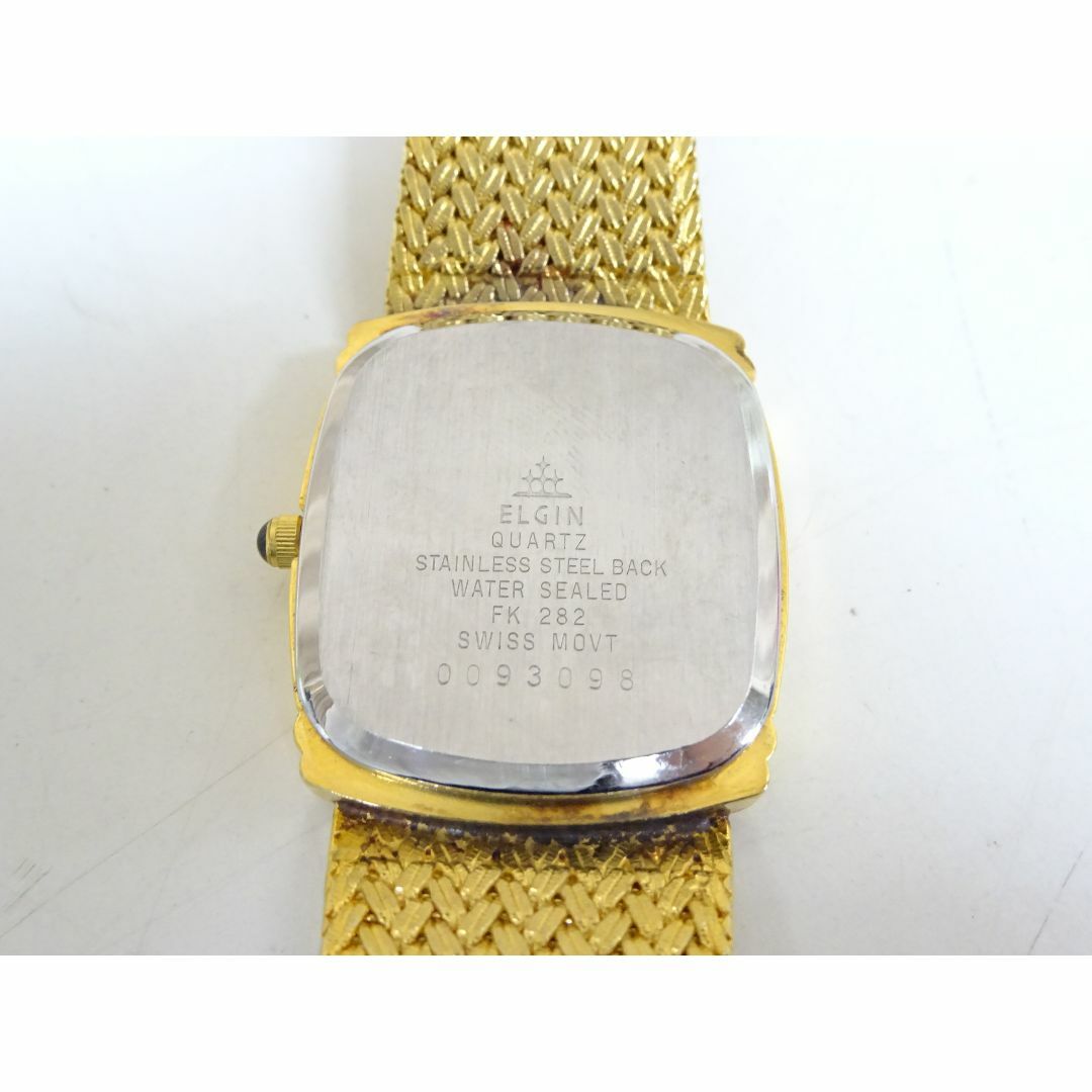 ELGIN(エルジン)のM博二049 / ELGIN エルジン 腕時計 クォーツ ゴールドカラー メンズの時計(腕時計(アナログ))の商品写真