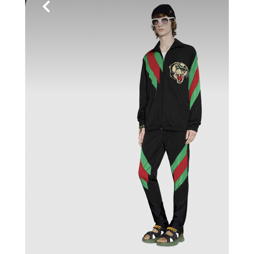 Gucci(グッチ)のGUCCI グッチ　トラックジャケット　ナイロンジャケット　ジャージ メンズのジャケット/アウター(ナイロンジャケット)の商品写真