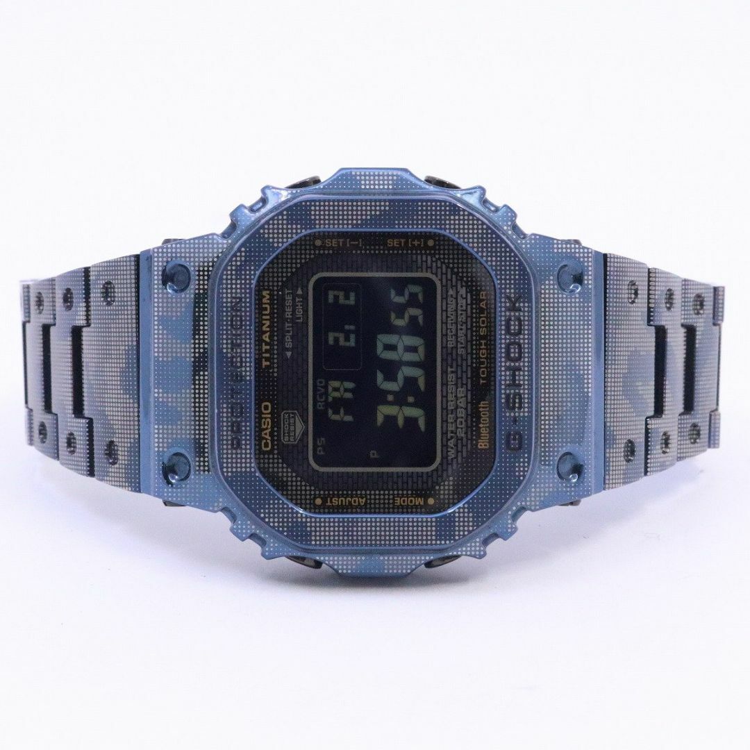 CASIO(カシオ)のカシオ G-SHOCK ブルーカモフラージュ チタン Bluetooth搭載 ソーラー電波 メンズ 腕時計 GMW-B5000-TCF-2JR メンズの時計(腕時計(デジタル))の商品写真