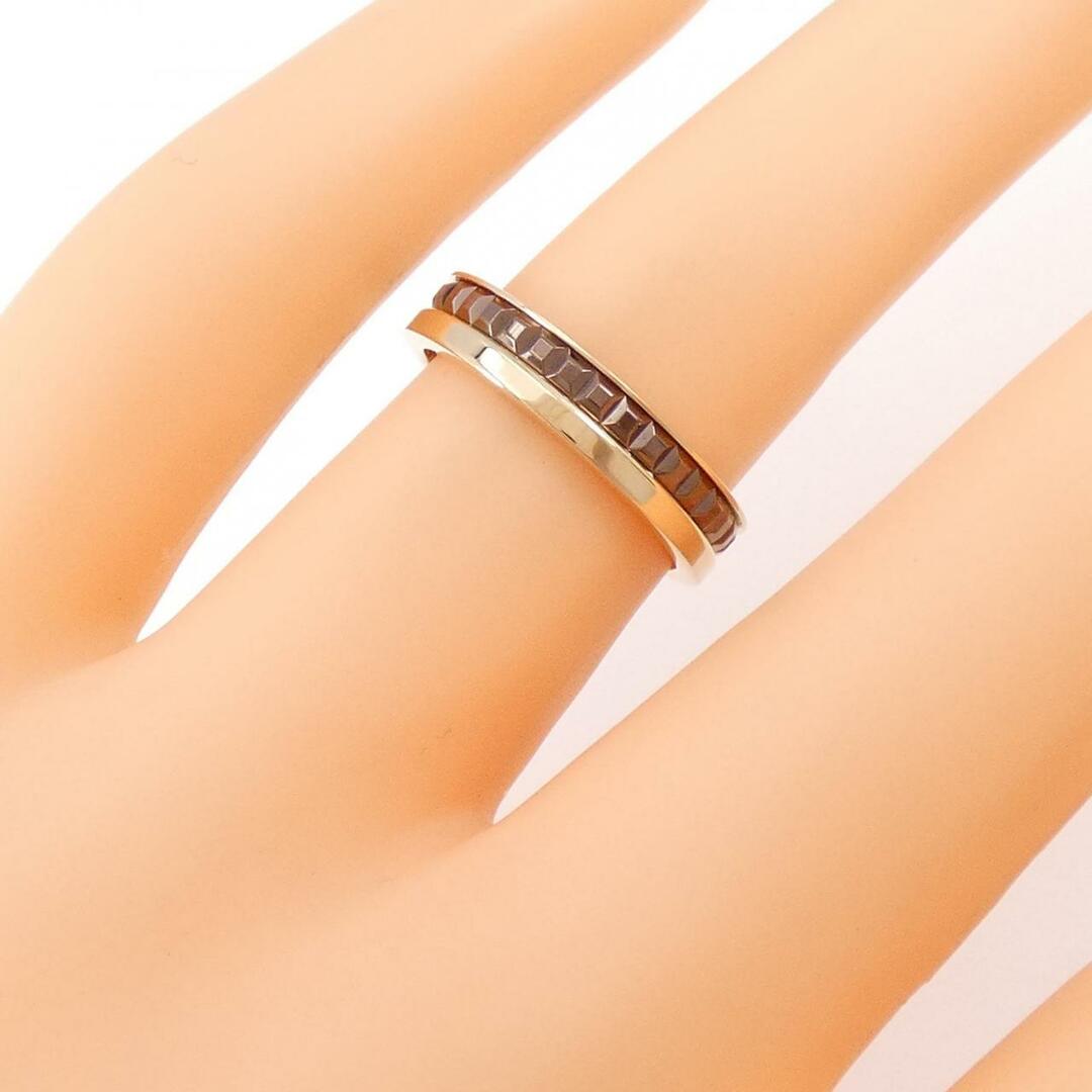 ブシュロン BOUCHERON ロゴ リング 750 18金 手堅い リング 男女兼用 ブシュロン BOUCHERON ロゴ リング 750 18金 手堅い リング 男女兼用