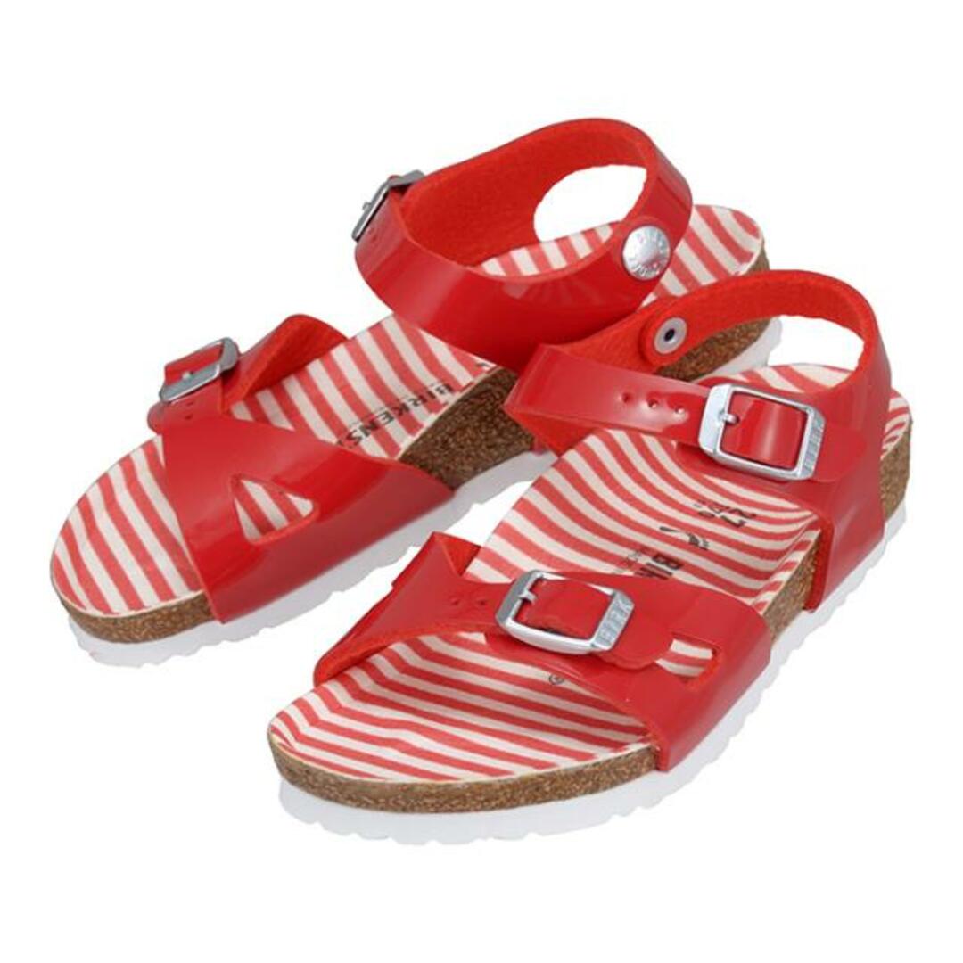 BIRKENSTOCK(ビルケンシュトック)の【アウトレット】BIRKEN STOCK ビルケンシュトック Rio Kids 1012720  Nautical Stripes Red キッズ サンダル NKN nn0861 レッド 15.0cm キッズ/ベビー/マタニティのキッズ靴/シューズ(15cm~)(サンダル)の商品写真