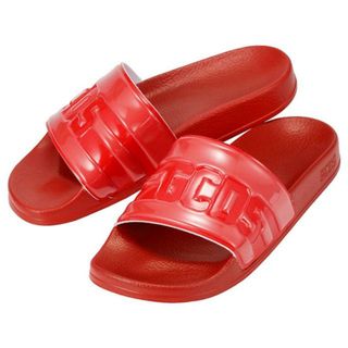 【アウトレット】GCDS ジーシーディーエス Slides SS18W010311 03 シャワーサンダル スリッパ レディース NKN nn0870 レッド(サンダル)