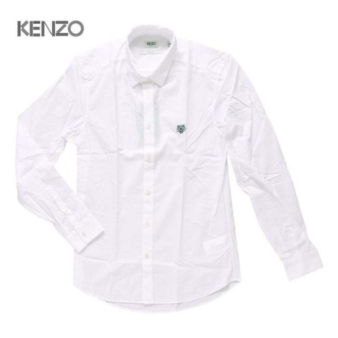 KENZO(ケンゾー)の【アウトレット】KENZO ケンゾー Chemise Tiger Shirts F765CH2001LA01 シャツ NKN nn0896 ホワイト メンズのトップス(シャツ)の商品写真
