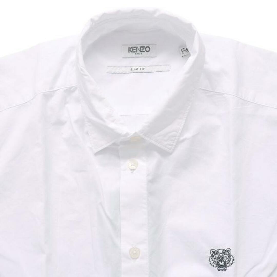 KENZO(ケンゾー)の【アウトレット】KENZO ケンゾー Chemise Tiger Shirts F765CH2001LA01 シャツ NKN nn0896 ホワイト 41 メンズのトップス(シャツ)の商品写真