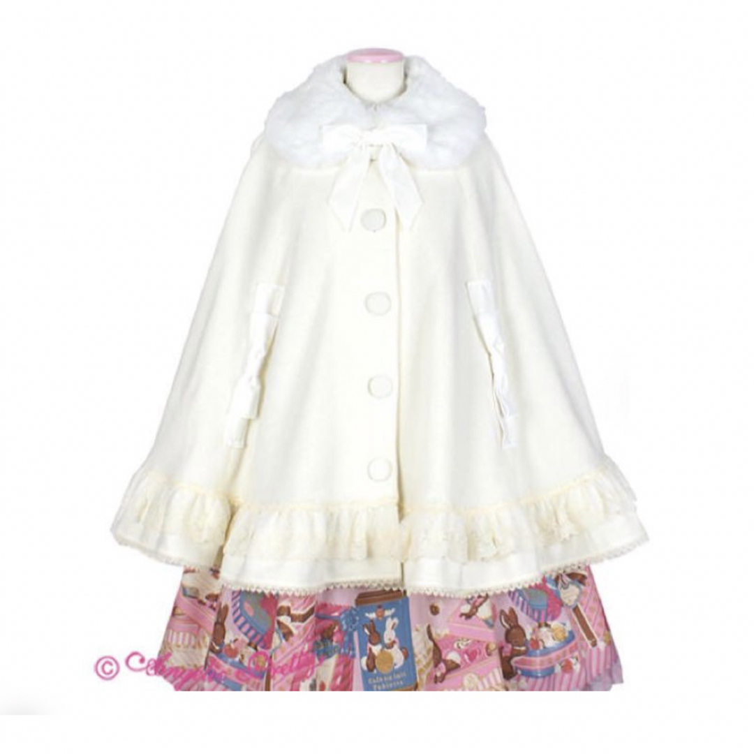 Angelic Pretty(アンジェリックプリティー)のAngelic Pretty アンジェリックプリティ マドモアゼルケープコート レディースのジャケット/アウター(ポンチョ)の商品写真