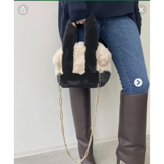 アパルトモンドゥーズィエムクラス(L'Appartement DEUXIEME CLASSE)のGOOD GRIEF!　FAUX FUR TOTE BAG SMALL(トートバッグ)