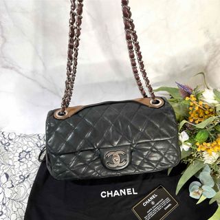 シャネル(CHANEL)のCHANEL シャネル【美品】 スパークルレザー チェーンショルダーバッグ(ショルダーバッグ)