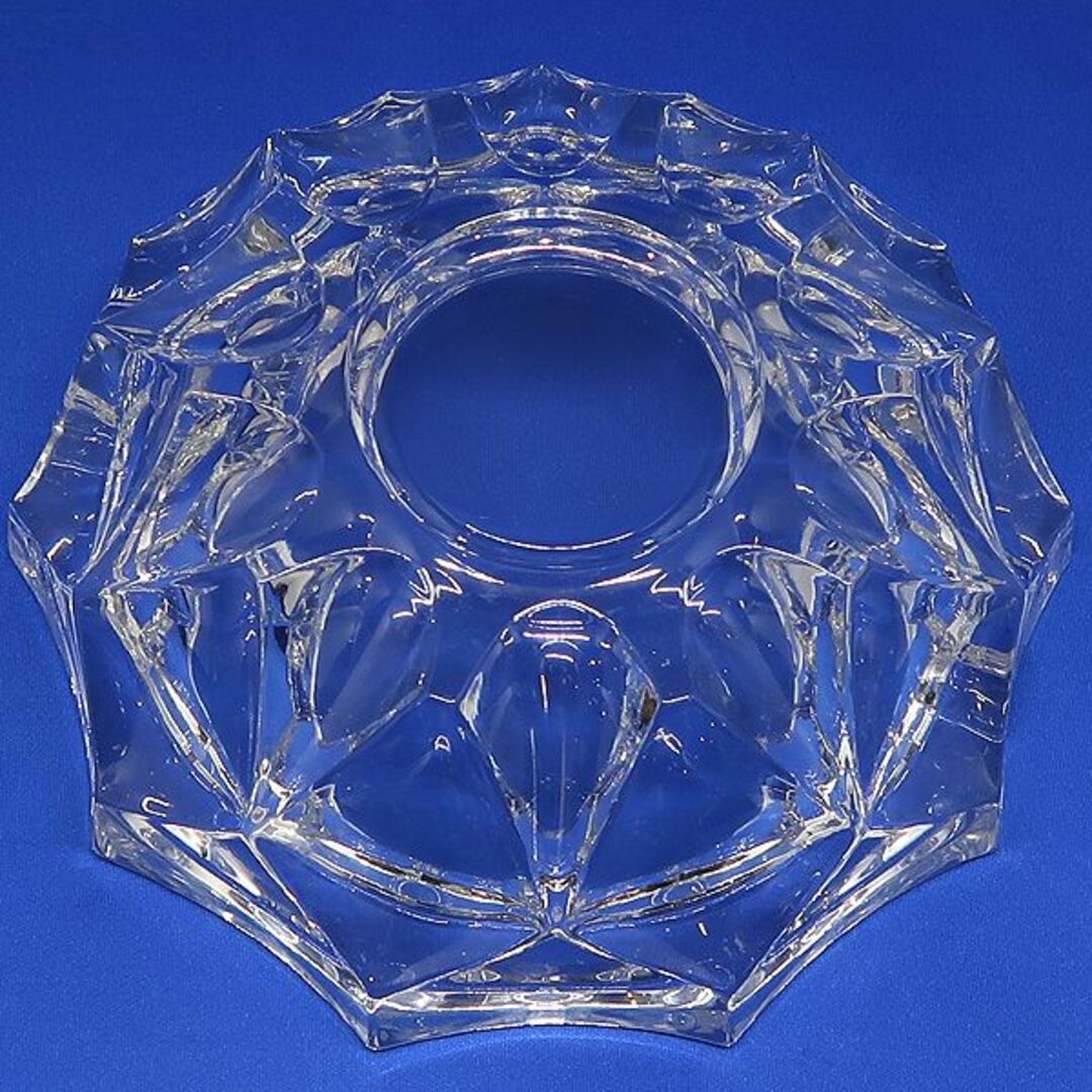 未使用 KAGAMI CRYSTAL カガミクリスタル ガラス 灰皿 小物置き