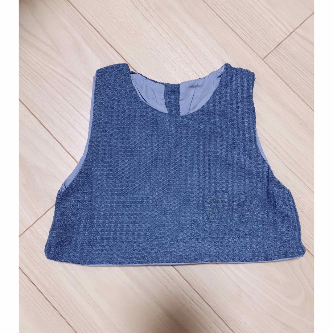 ベスト付き　兎耳飾り　可愛いワンピース　110cm キッズ/ベビー/マタニティのキッズ服女の子用(90cm~)(ワンピース)の商品写真