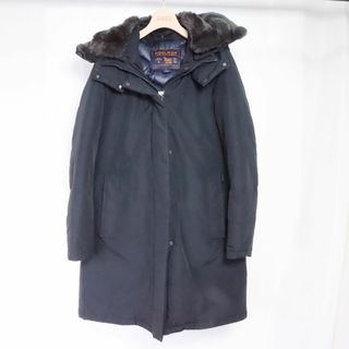 ウールリッチ(WOOLRICH)のWOOLRICH　ウールリッチ　ファー付きダウン　ネイビー　Ｓ(ダウンジャケット)