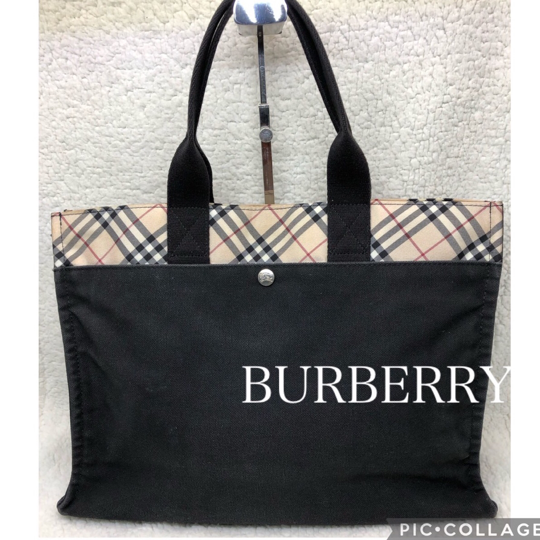 バーバリー ブルーレーベル トートバッグ ノバチェック 三陽商会正規 バーバリー ブルーレーベル トートバッグ ノバチェック 三陽商会正規