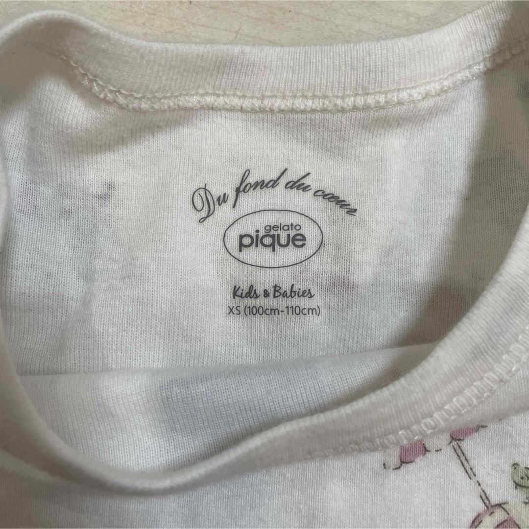 gelato pique(ジェラートピケ)のジェラートピケ　パジャマ　XS 110 キッズ/ベビー/マタニティのキッズ服女の子用(90cm~)(パジャマ)の商品写真