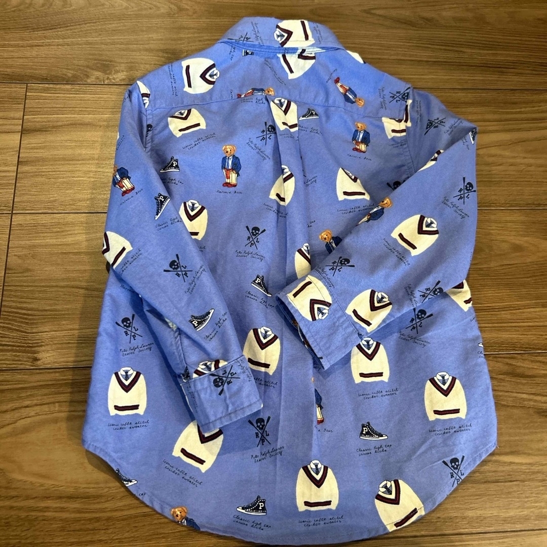 POLO RALPH LAUREN(ポロラルフローレン)のポロラルフローレン　4T シャツ➕ハーフパンツ キッズ/ベビー/マタニティのキッズ服男の子用(90cm~)(ブラウス)の商品写真