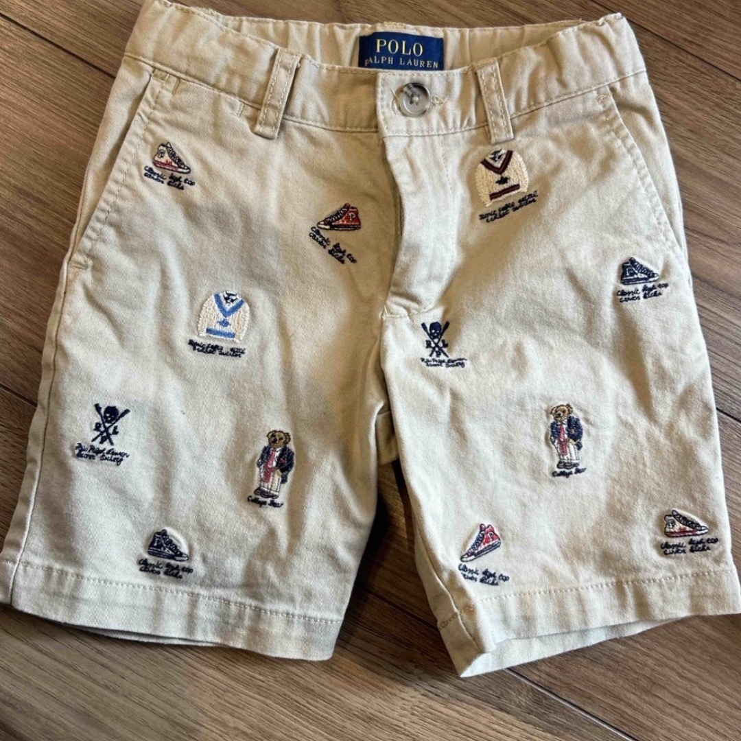 POLO RALPH LAUREN(ポロラルフローレン)のポロラルフローレン　4T シャツ➕ハーフパンツ キッズ/ベビー/マタニティのキッズ服男の子用(90cm~)(ブラウス)の商品写真