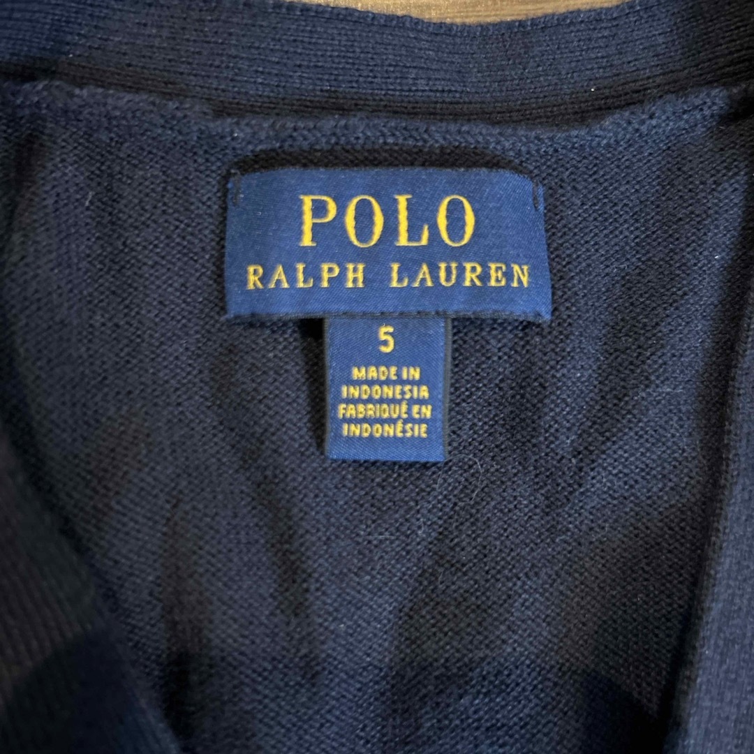 POLO RALPH LAUREN(ポロラルフローレン)のポロラルフローレン　5T カーディガン キッズ/ベビー/マタニティのキッズ服男の子用(90cm~)(カーディガン)の商品写真