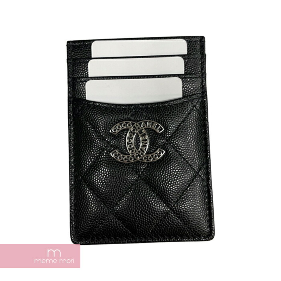 CHANEL(シャネル)のCHANEL Classic Coco Mark Card Holder AP3404 B12928 NO206 シャネル クラシックカードホルダー カードケース マトラッセ キルティング ココマーク ブラック 【240218】【中古-A】【me04】 レディースのファッション小物(名刺入れ/定期入れ)の商品写真