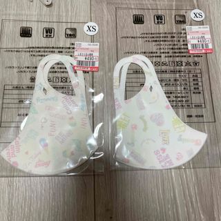 シマムラ(しまむら)のしまむら　子供用ファッションマスク　新品2枚セット(外出用品)