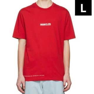 モンクレール(MONCLER)のMONCLER GENIUS レッド Circus Tシャツ　Lサイズ(Tシャツ/カットソー(半袖/袖なし))