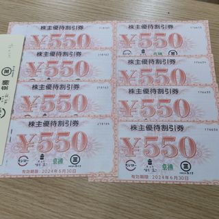 スシロー株主優待券 550✕8枚　合計4400円分です(その他)