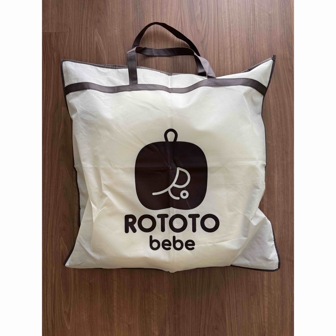 ROTOTO(ロトト)の【みーさん専用】ロトトクッション ワッフル生地 アイボリー キッズ/ベビー/マタニティの寝具/家具(その他)の商品写真