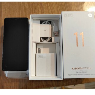 シャオミ(Xiaomi)の【SIMフリー】Xiaomi 11T Pro メテオライトグレー 128GB(スマートフォン本体)