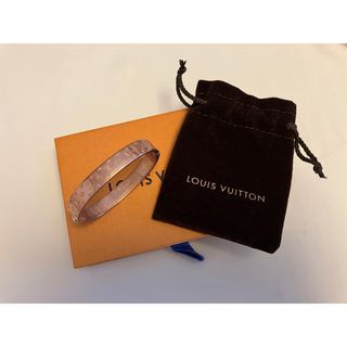 ルイヴィトン(LOUIS VUITTON)のルイヴィトンのカフ ナノグラム バングル S ブレスレット M00253(ブレスレット/バングル)