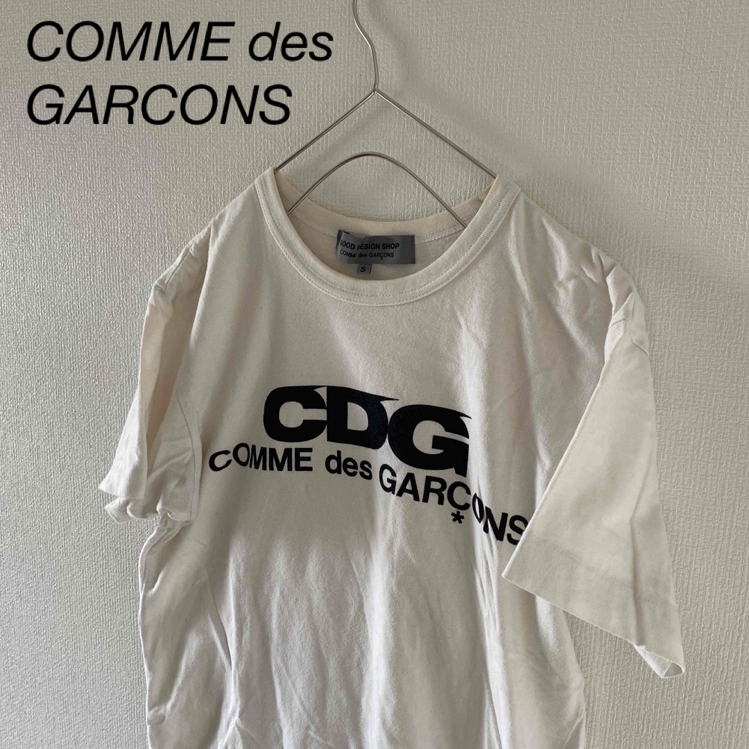 COMMEdesGARCONSコムデギャルソンtシャツ半袖メンズホワイト白s