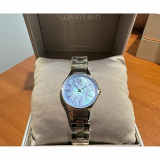 カルバンクライン(Calvin Klein)の新品未使用 カルバンクライン CK K432314N 腕時計 シルバー ブルー(腕時計)