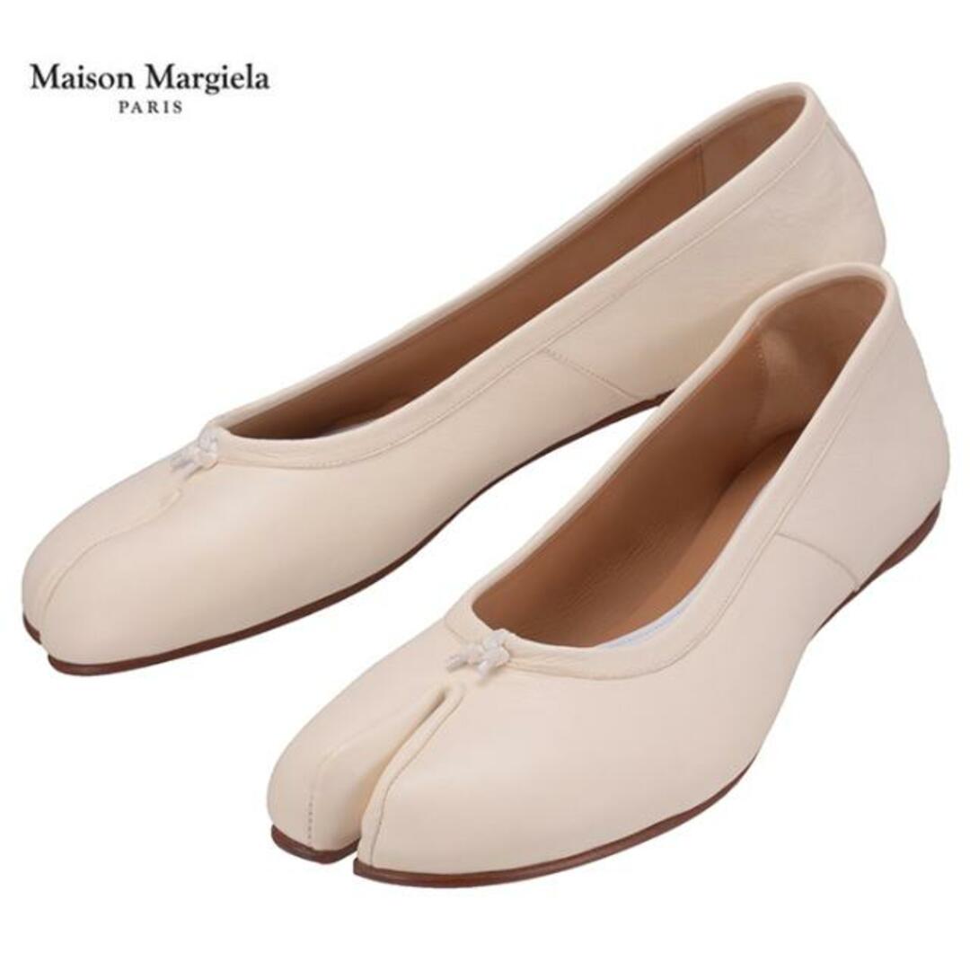 【アウトレット】Maison Margiela メゾン マルジェラ Tabi ballerina shoes S58WZ0042 P3753 T1003 レディース フラットシューズ NKN ホワイト 38 レディースの靴/シューズ(バレエシューズ)の商品写真
