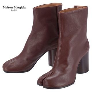 【アウトレット】Maison Margiela メゾン マルジェラ Stivaletto S58WU0260 P3753 T2148 足袋ブーツ ベージュ系 売れ筋 人気 NKN ブラウン(ブーツ)